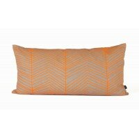 Herringbone Neon Pillow